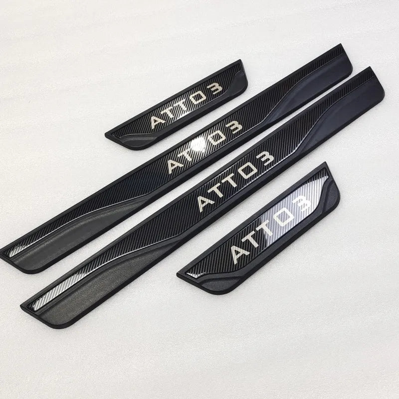 BYD ATTO 3 Stainless steel Door Sill, Scuff Paint Protection