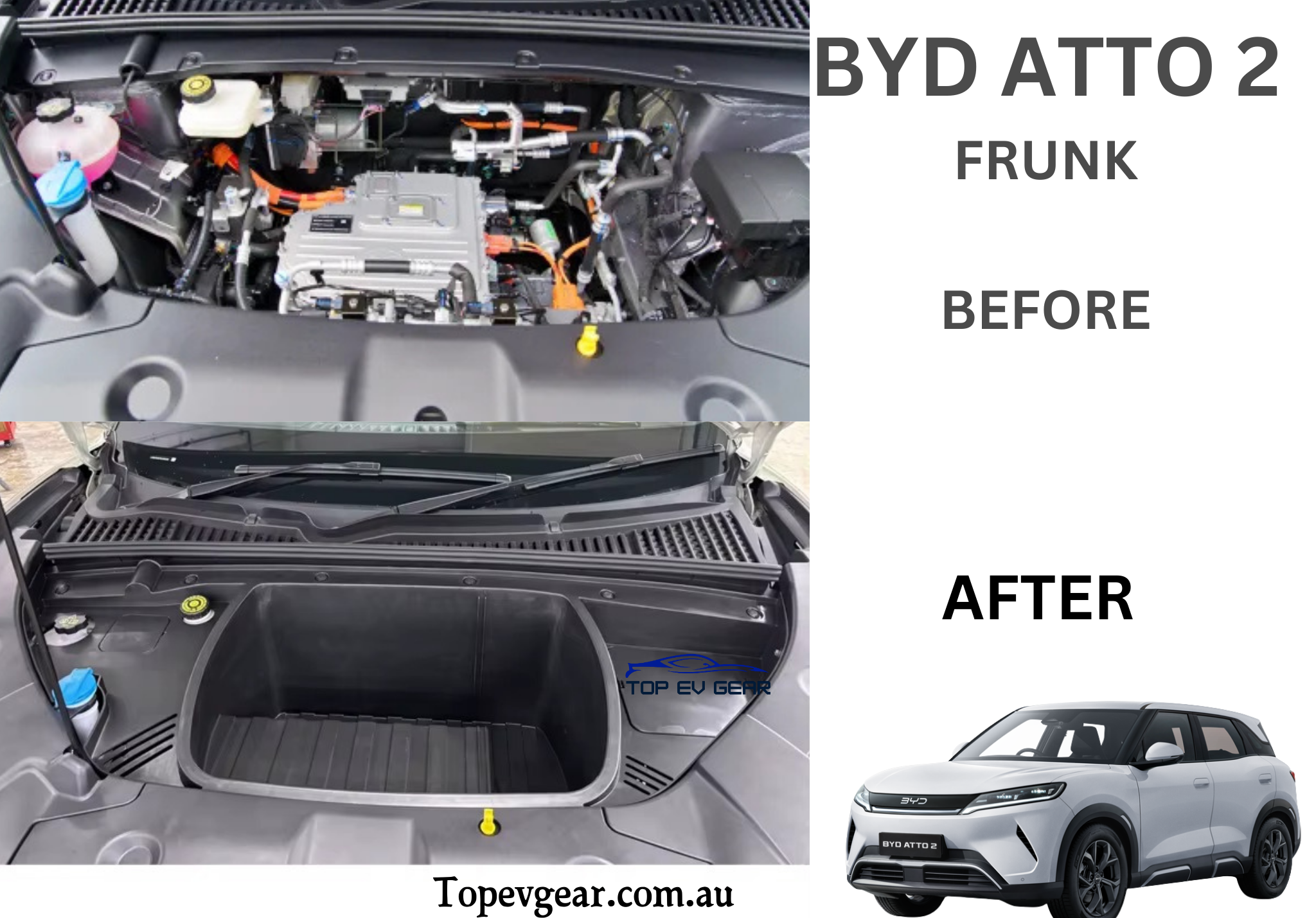 BYD ATTO 2 RHD Frunk Storage Box – Australia/ RHD Fit