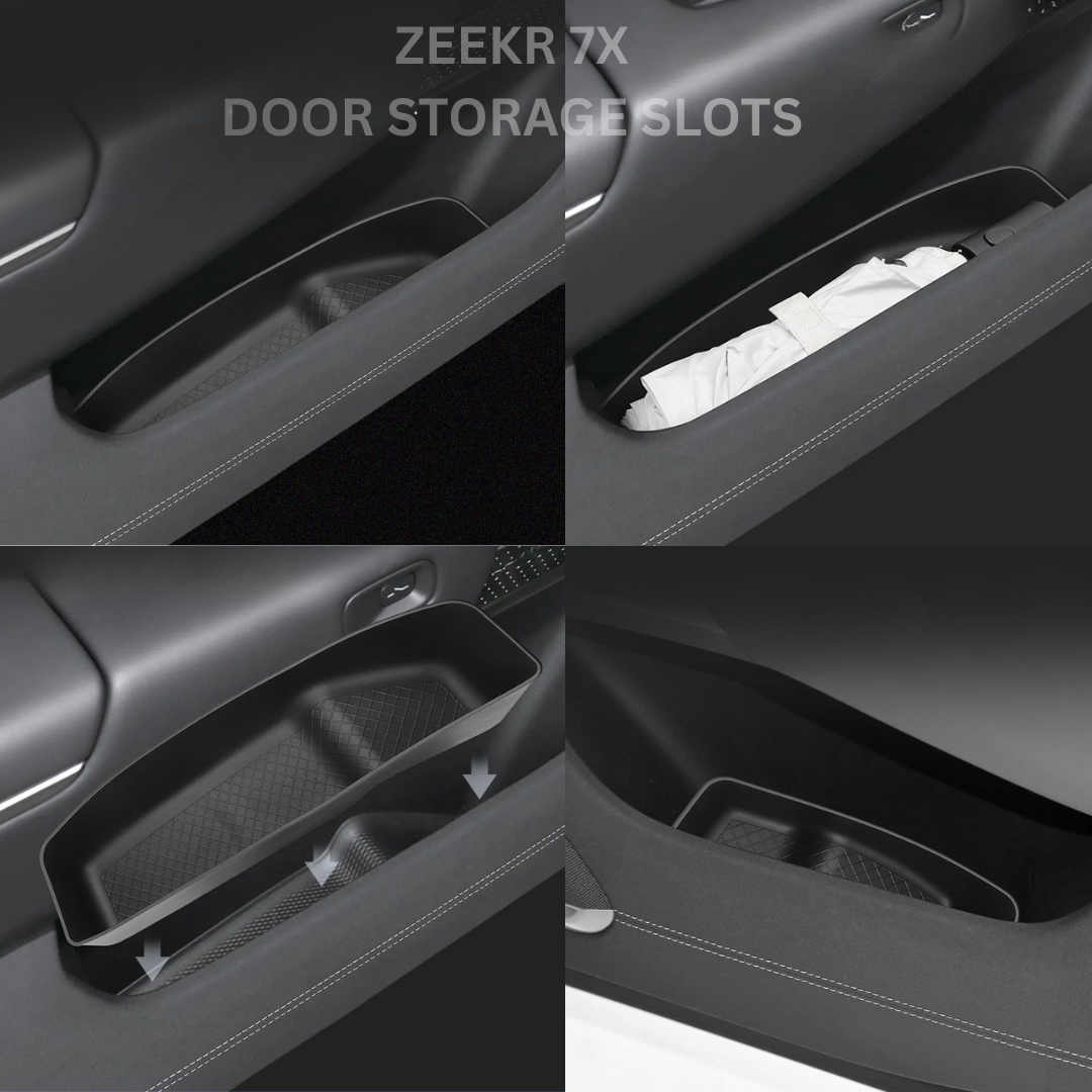 Zeekr 7X Door Storage Slot Tray Organiser (Set of 4) – Front & Rear Doors