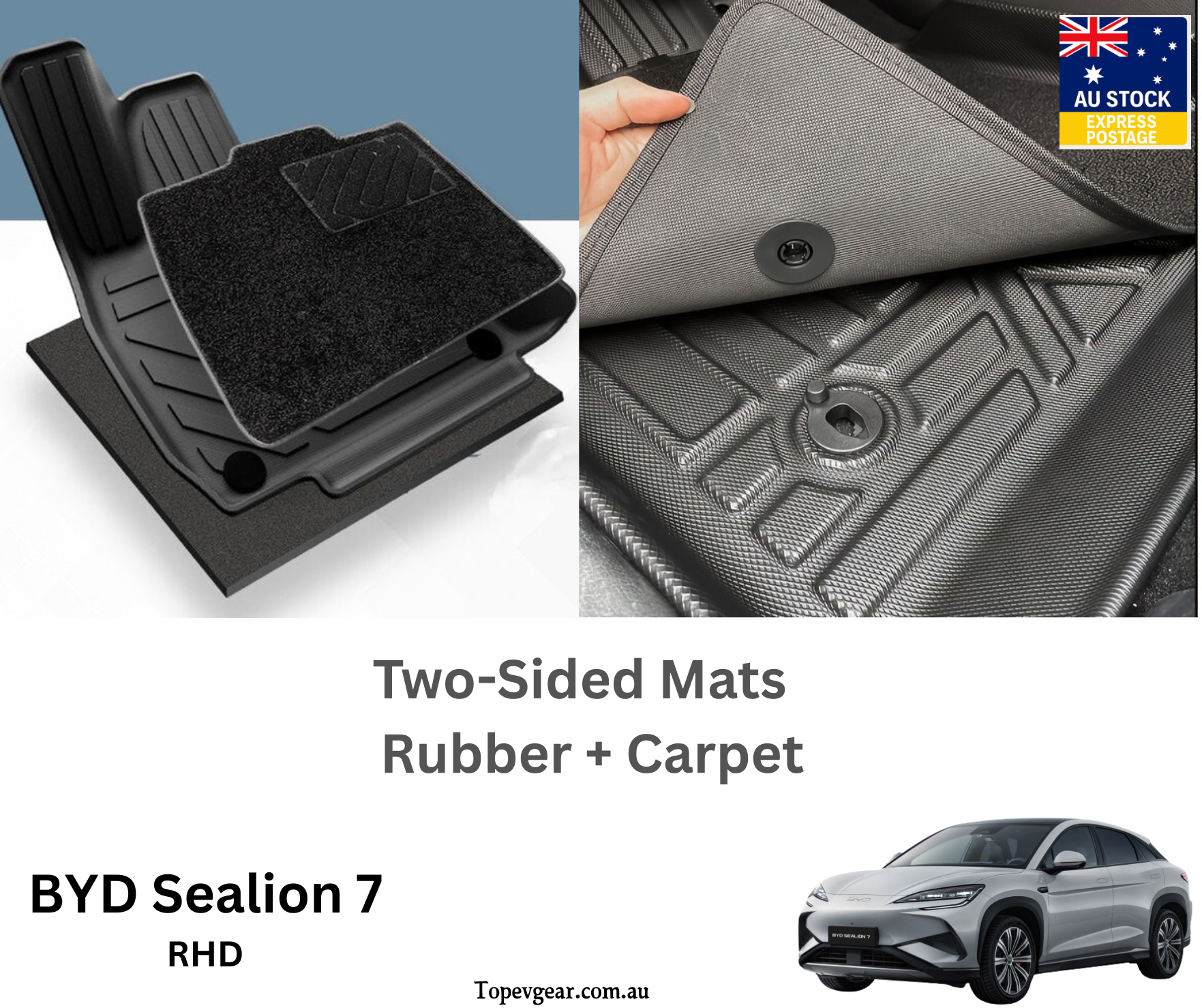 BYD Sealion 7 Floor Mat Set – Full Interior Protection