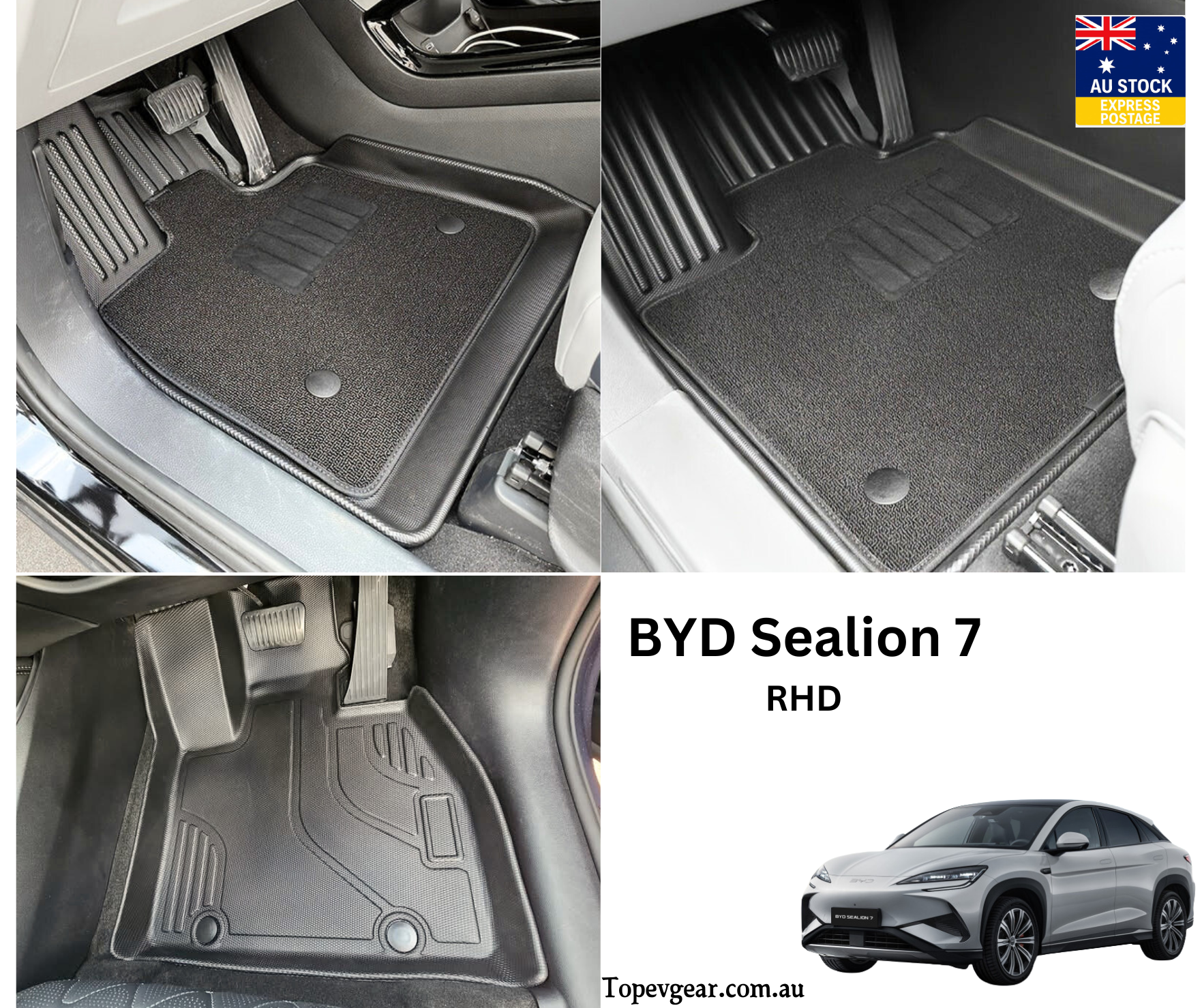 BYD Sealion 7 Floor Mat Set – Full Interior Protection