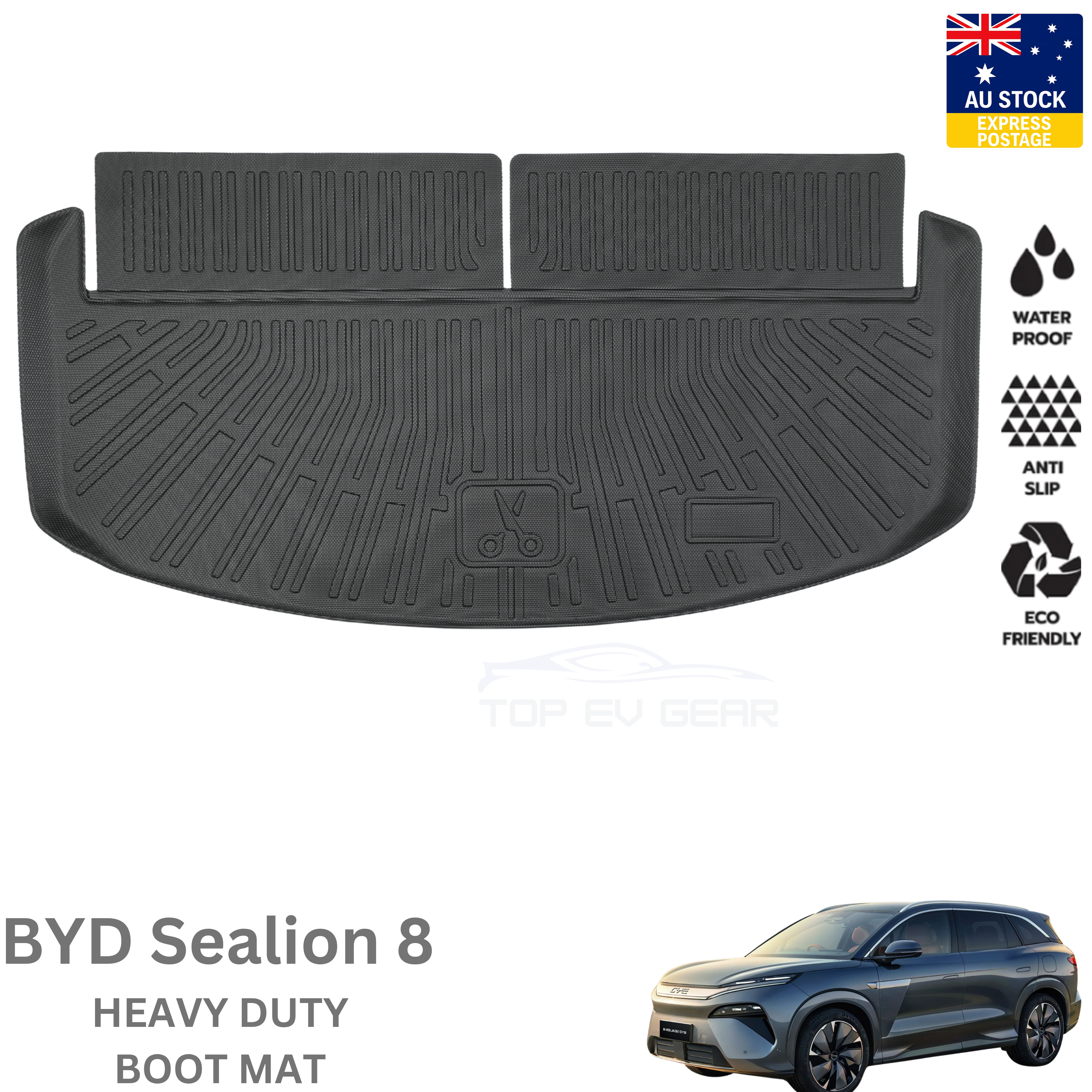 BYD Sealion 8 Custom Fit Floor Mats – Single & Detachable Carpet Layer