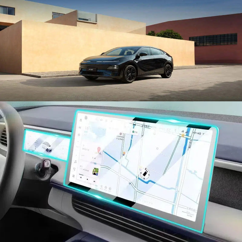 XPENG G6 Dashboard and Navigation Screen Tempered Glass (Two Pieces)