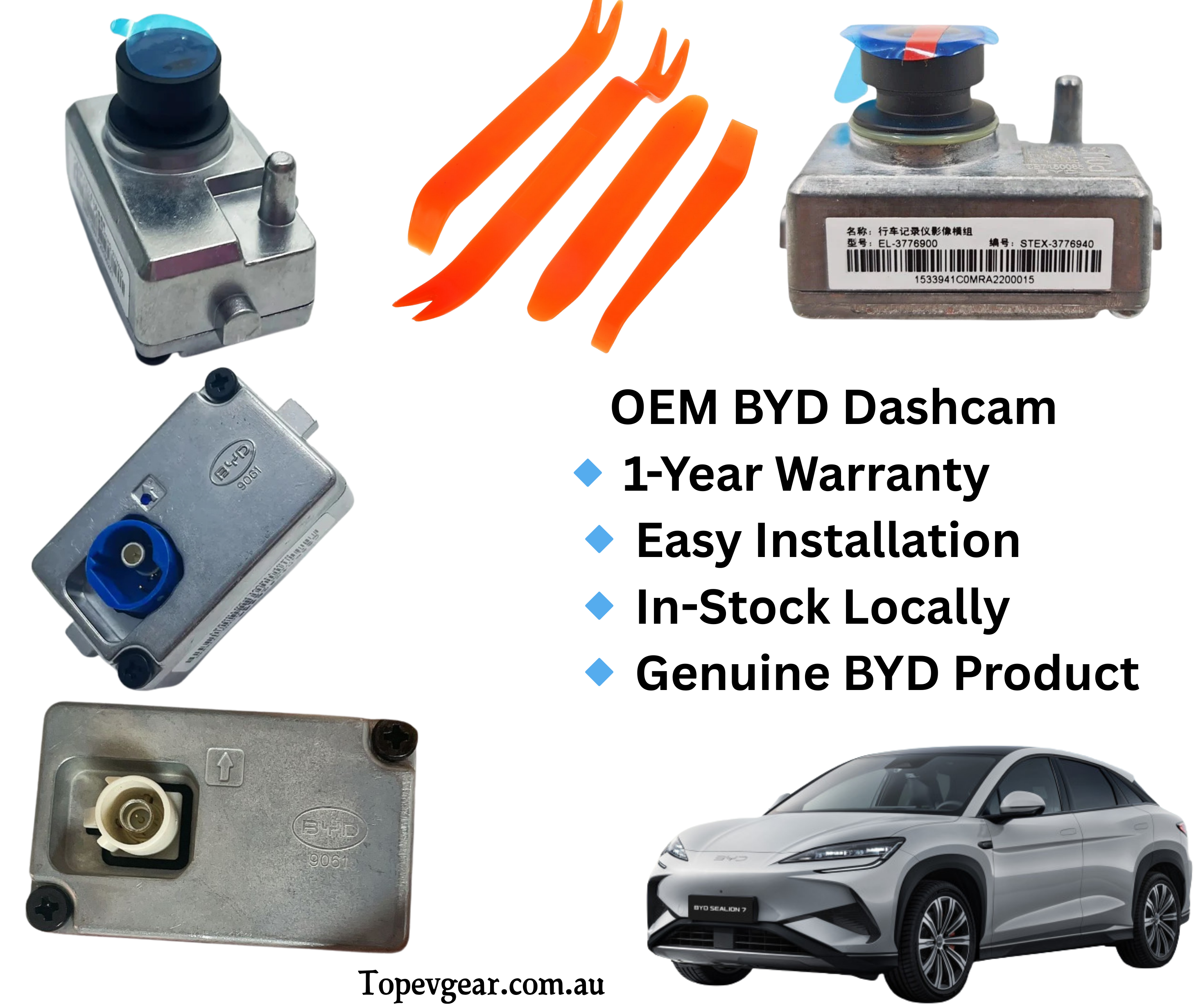 OEM Dashcam for BYD Dolphin, Seal, ATTO3, Sealion 6, and Sealion 7