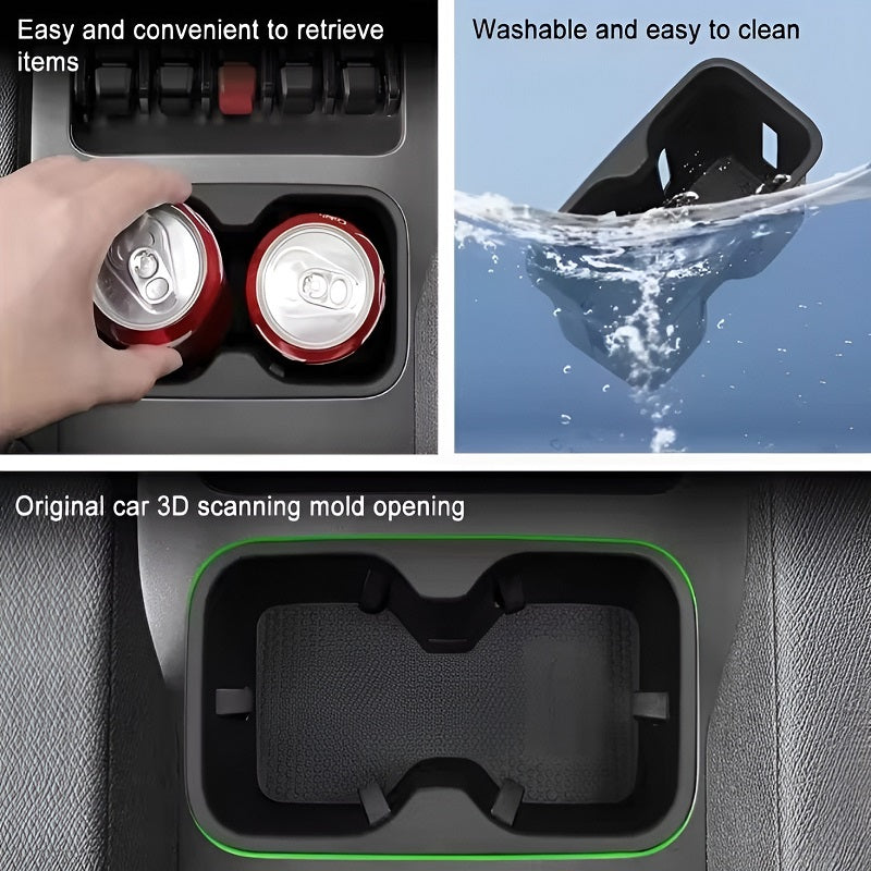 BYD Shark 6 Console Organiser Tray Set – Armrest Tray + Charging Pad + Cup Holder
