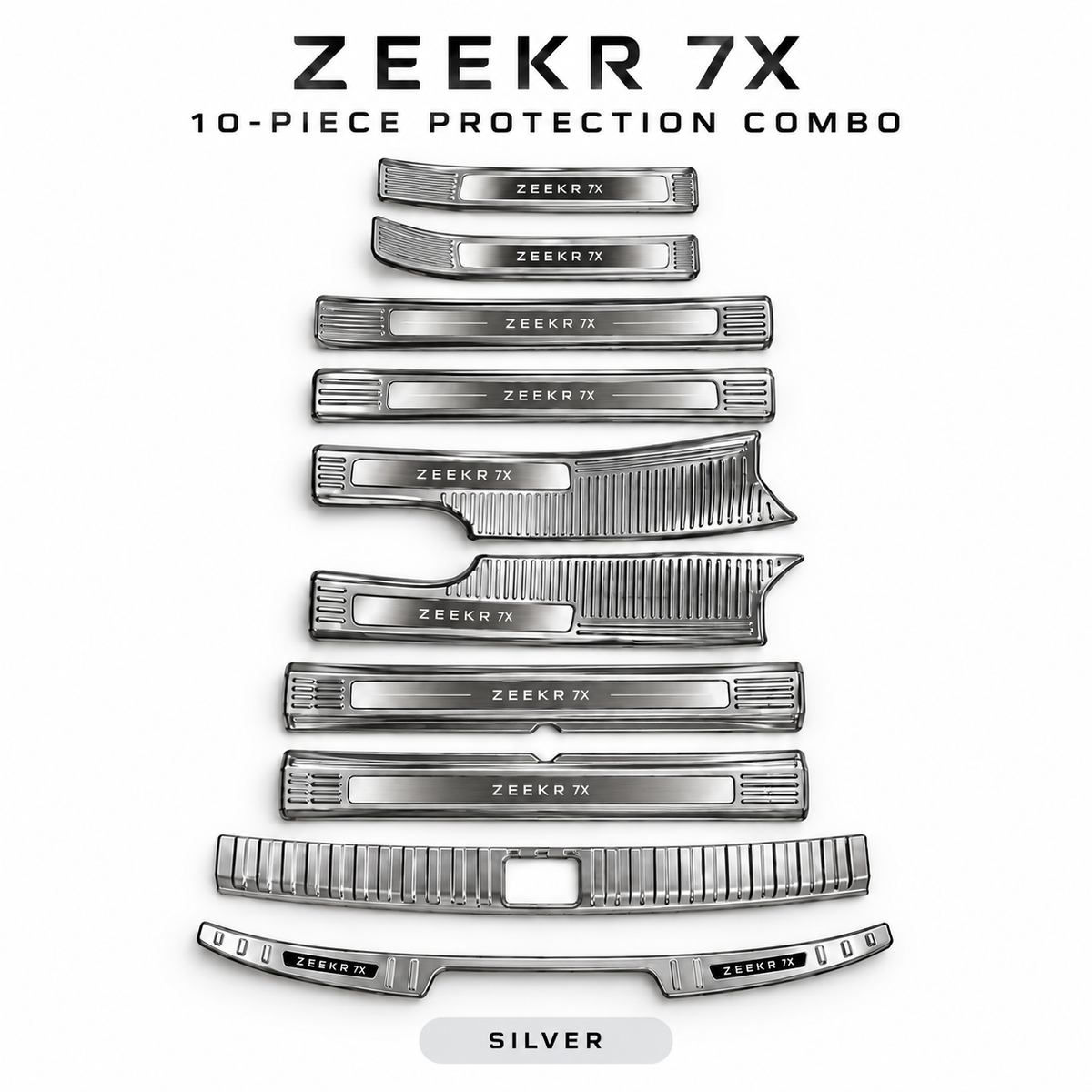 Zeekr 7X Stainless Steel Boot Sill Guard