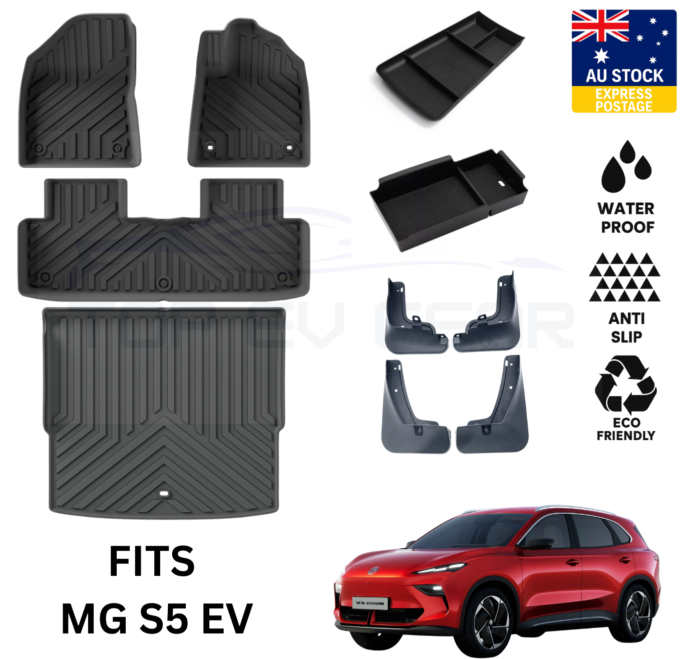 MG S5 EV Floor Mat Heavy Duty Boot Mat – Custom Fit, All-Weather Protection