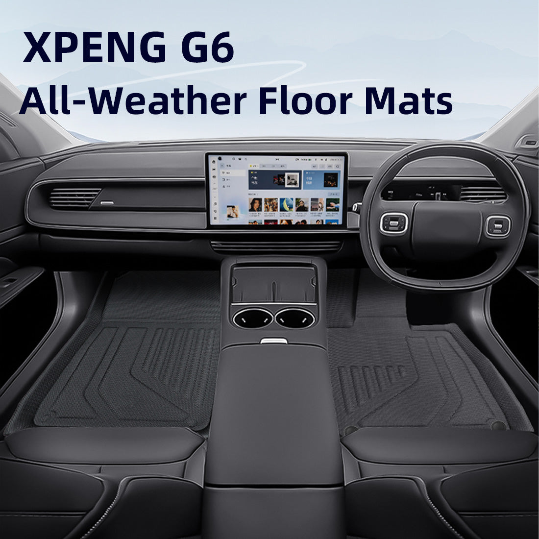 Floor mats for Xpeng G6 - RHD
