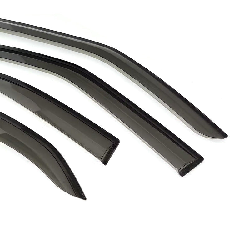 BYD Sealion 07 Rain Visor / Window Weather Shields Full Black - No chrome Strip