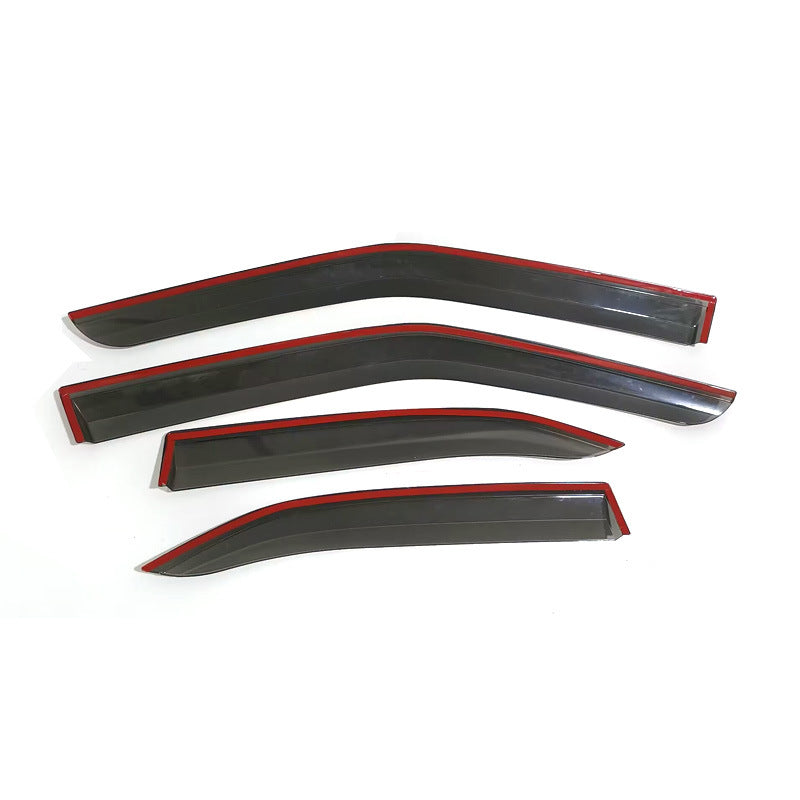 BYD Sealion 07 Rain Visor / Window Weather Shields Full Black - No chrome Strip