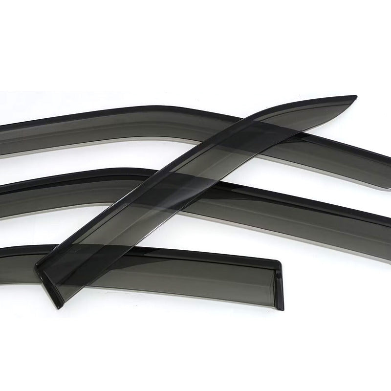 BYD Sealion 07 Rain Visor / Window Weather Shields Full Black - No chrome Strip