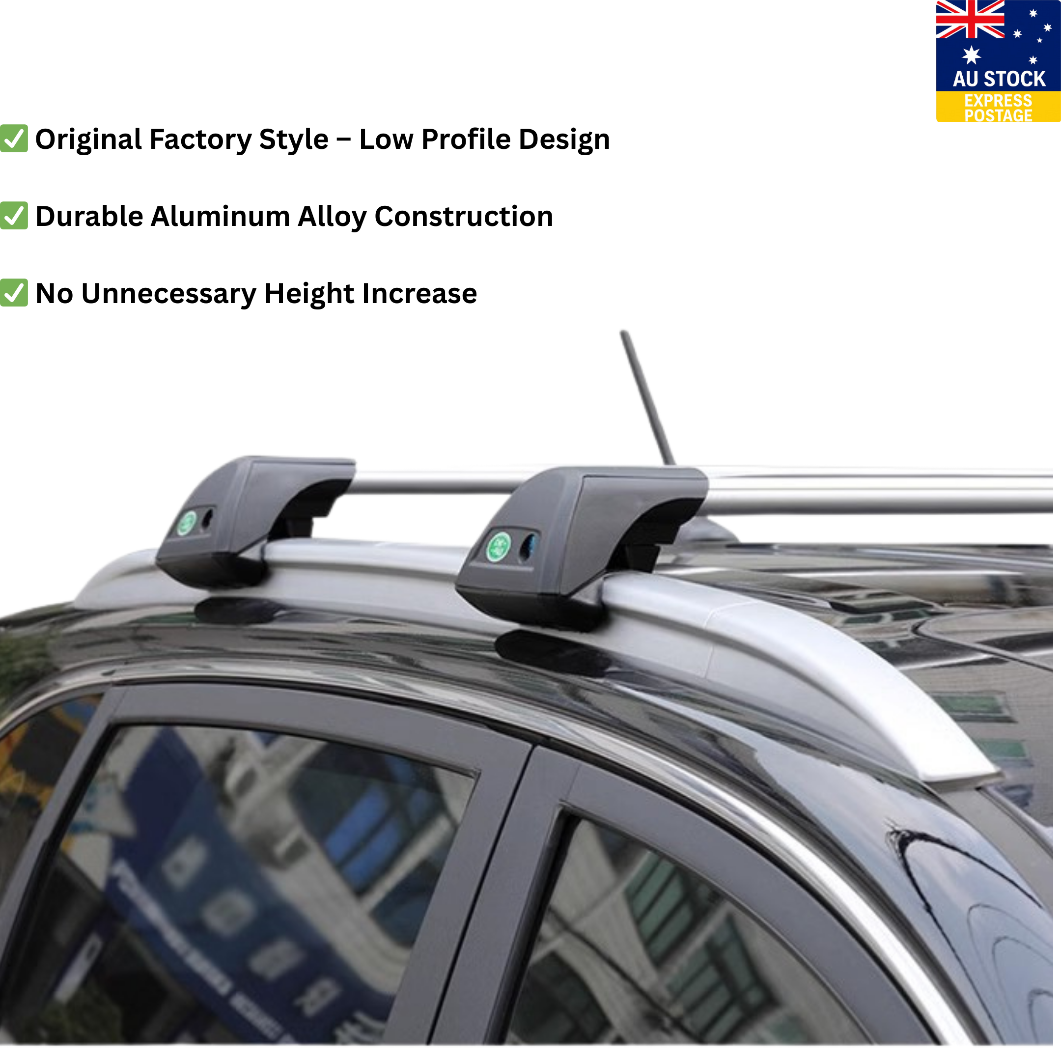 Roof Rack Cross Bars for Zeekr 7X (2025+) – Factory Flush Roof Rails