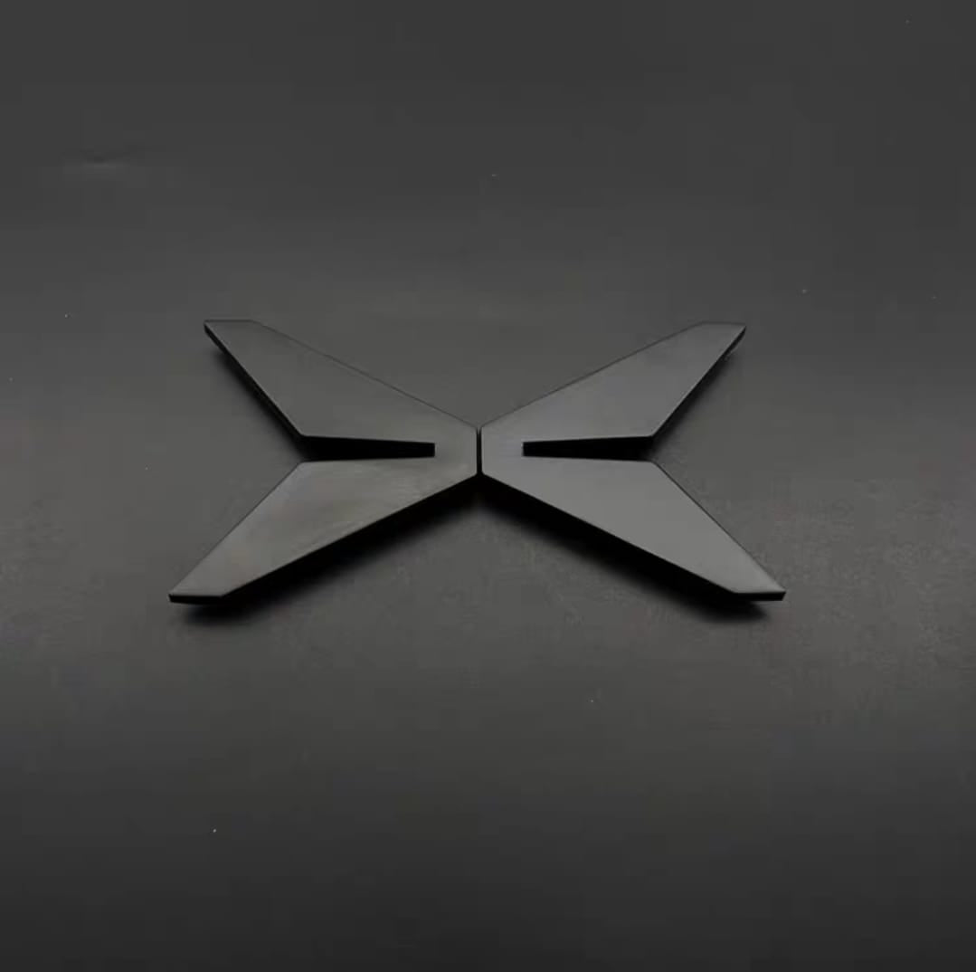 Xpeng G6 Black Logo Emblems Cover – Alloy Material