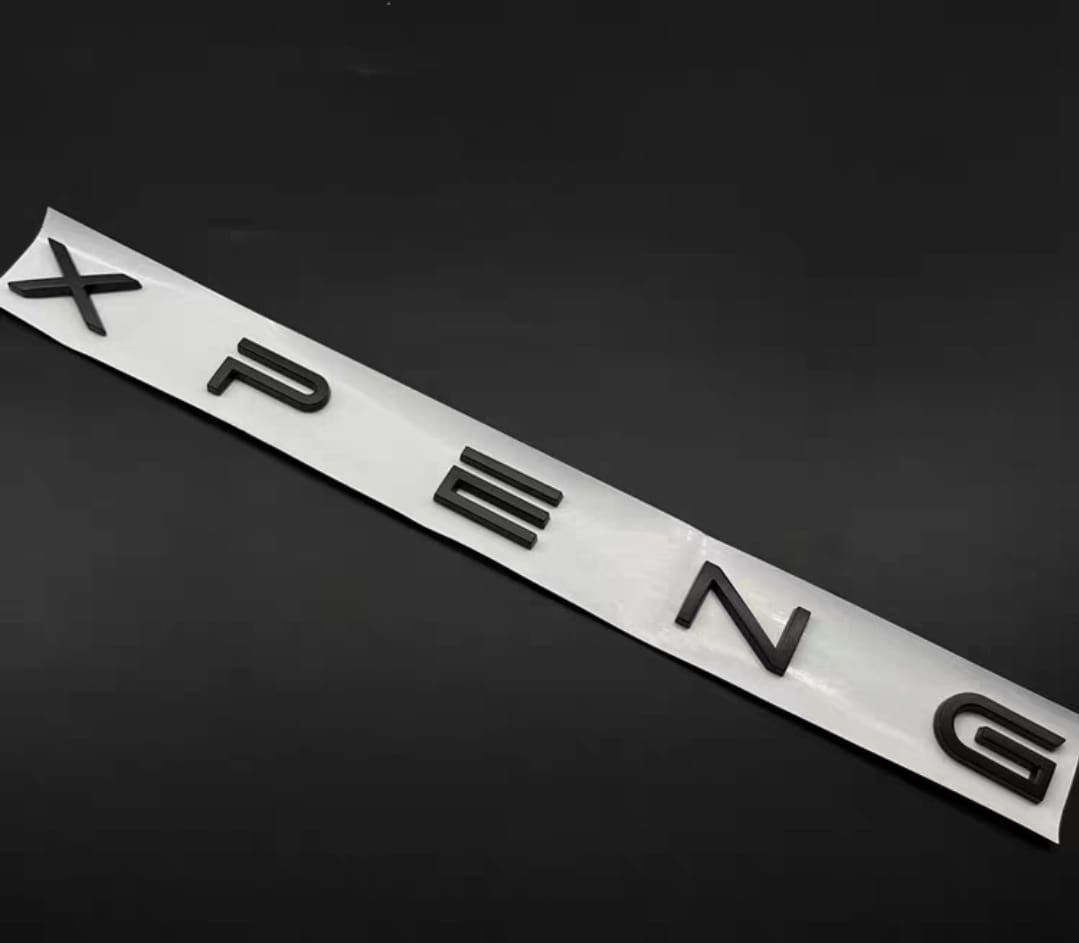 Xpeng G6 Black Logo Emblems Cover – Alloy Material