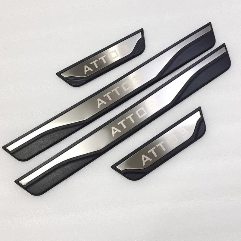 BYD ATTO 3 Stainless steel Door Sill, Scuff Paint Protection