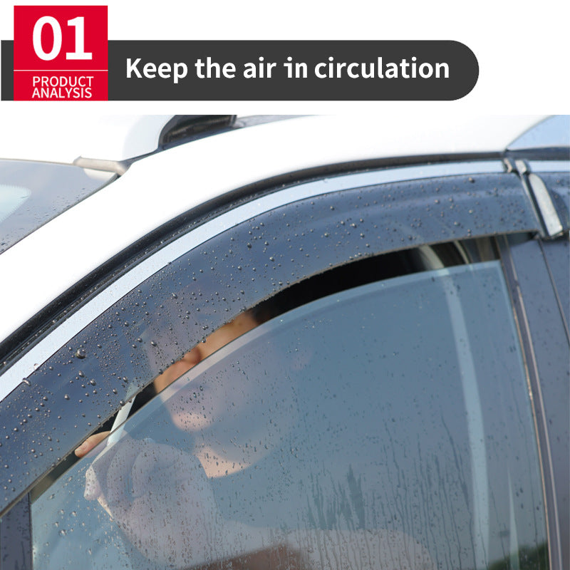 Geely EX5 Rain Visors - Premium Weather Shields (4 Door Set)