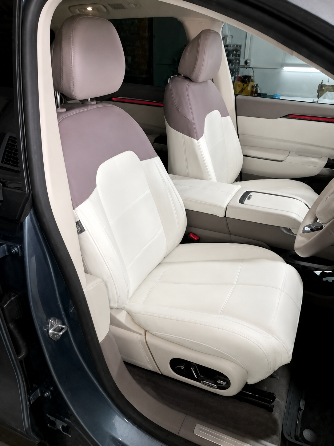 Zeekr 7x Premium Nappa Seat Covers – Full Set Two Tone