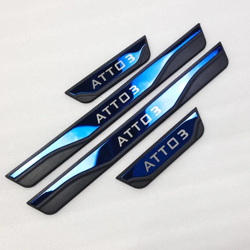 BYD ATTO 3 Stainless steel Door Sill, Scuff Paint Protection