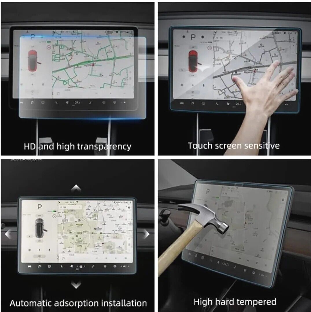 XPENG G6 Dashboard and Navigation Screen Tempered Glass (Two Pieces)