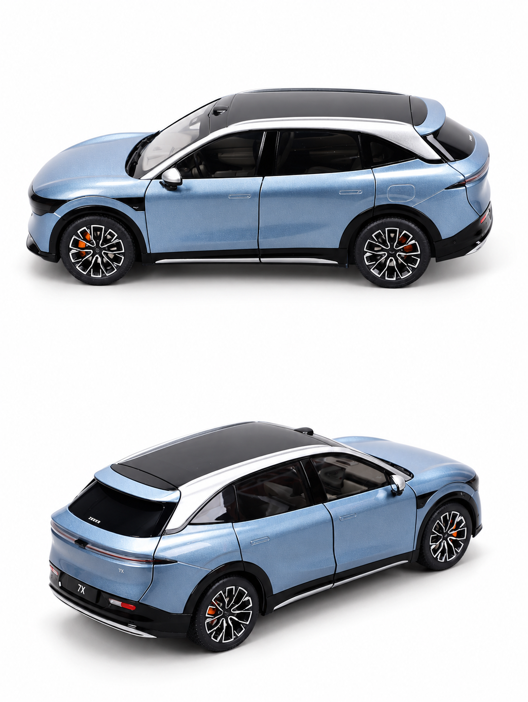 ZEEKR 7X 1:18 Scale Diecast Model Car – Opening Doors, Bonnet & Tailgate
