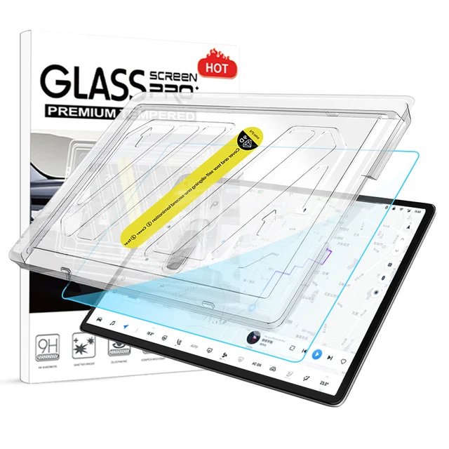 BYD 15.6 Inch tempered glass with installation tool.