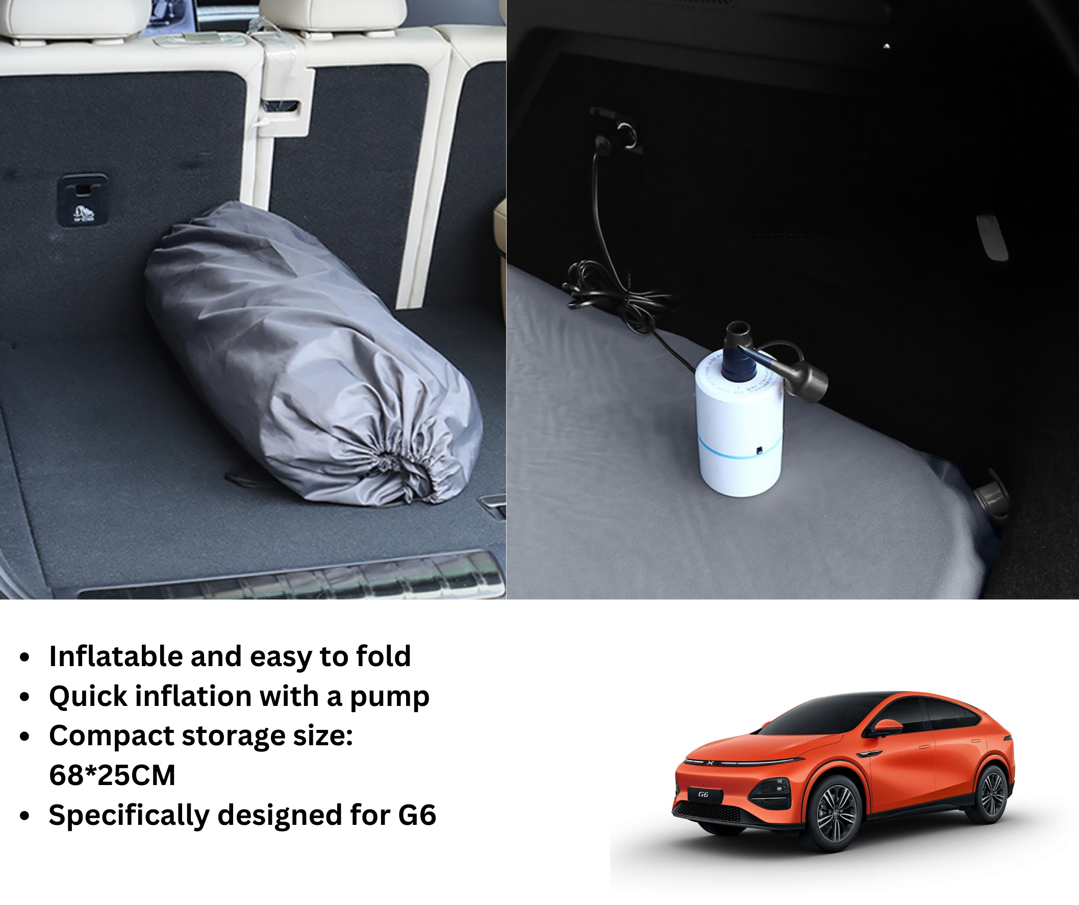 Xpeng G6 Inflatable Air camping Mattress