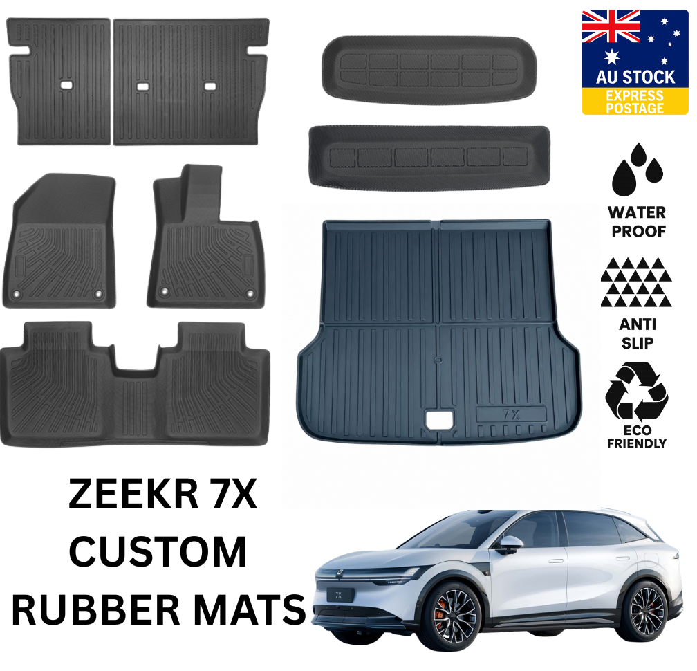 ZEEKR 7X Floor Mats Heavy Duty Boot Mats All-Weather Odorless Rubber Mats
