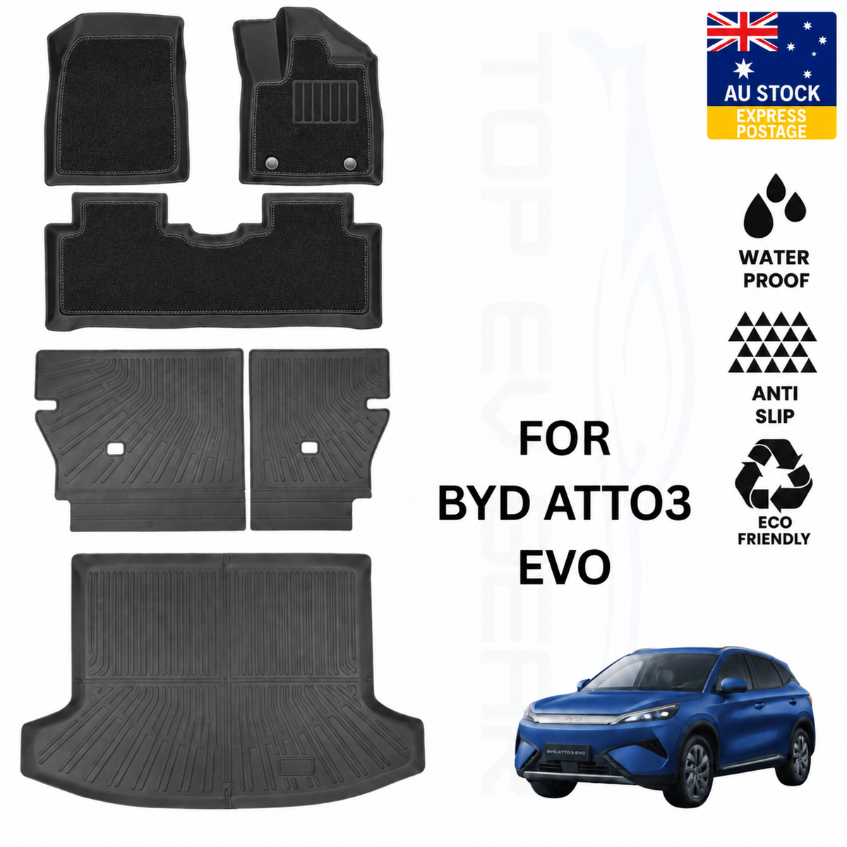 BYD ATTO 3 EVO Floor Mats & Boot Mat