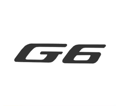 Xpeng G6 Black Logo Emblems – Alloy Material