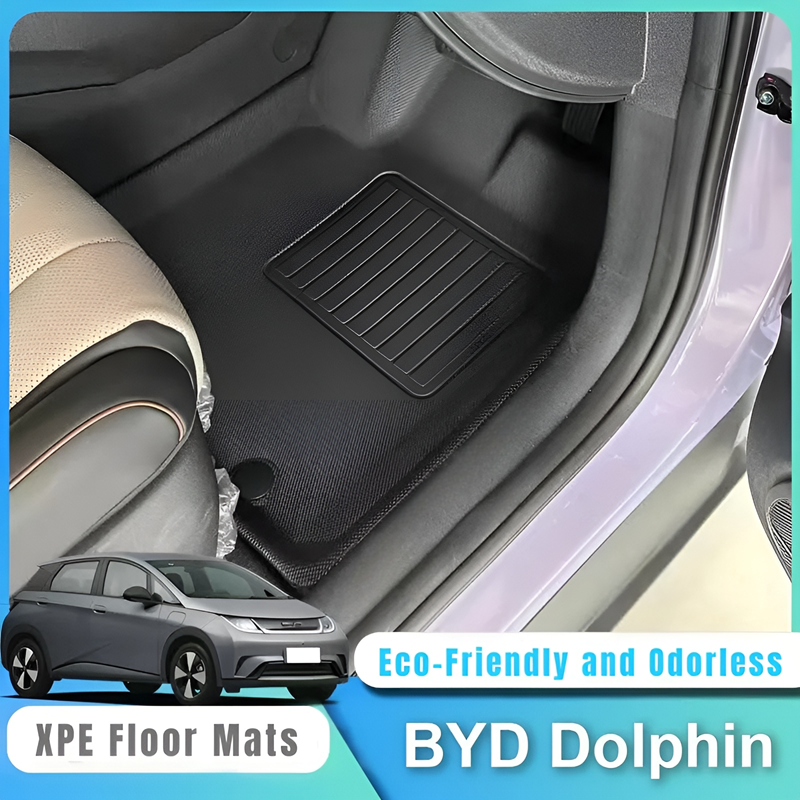 BYD Dolphin RHD Floor Mats 3D XPE Textured Waterproof Anti-Slip Design - Instock