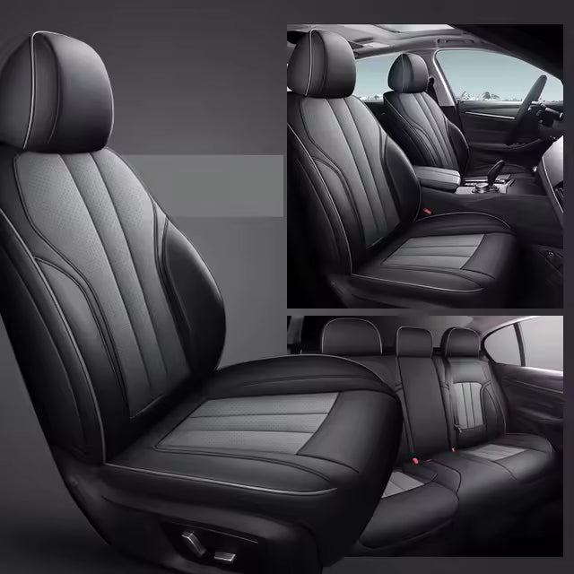 Custom Nappa Leather Seat Covers – MG S5 EV (Light Ivory Grey)
