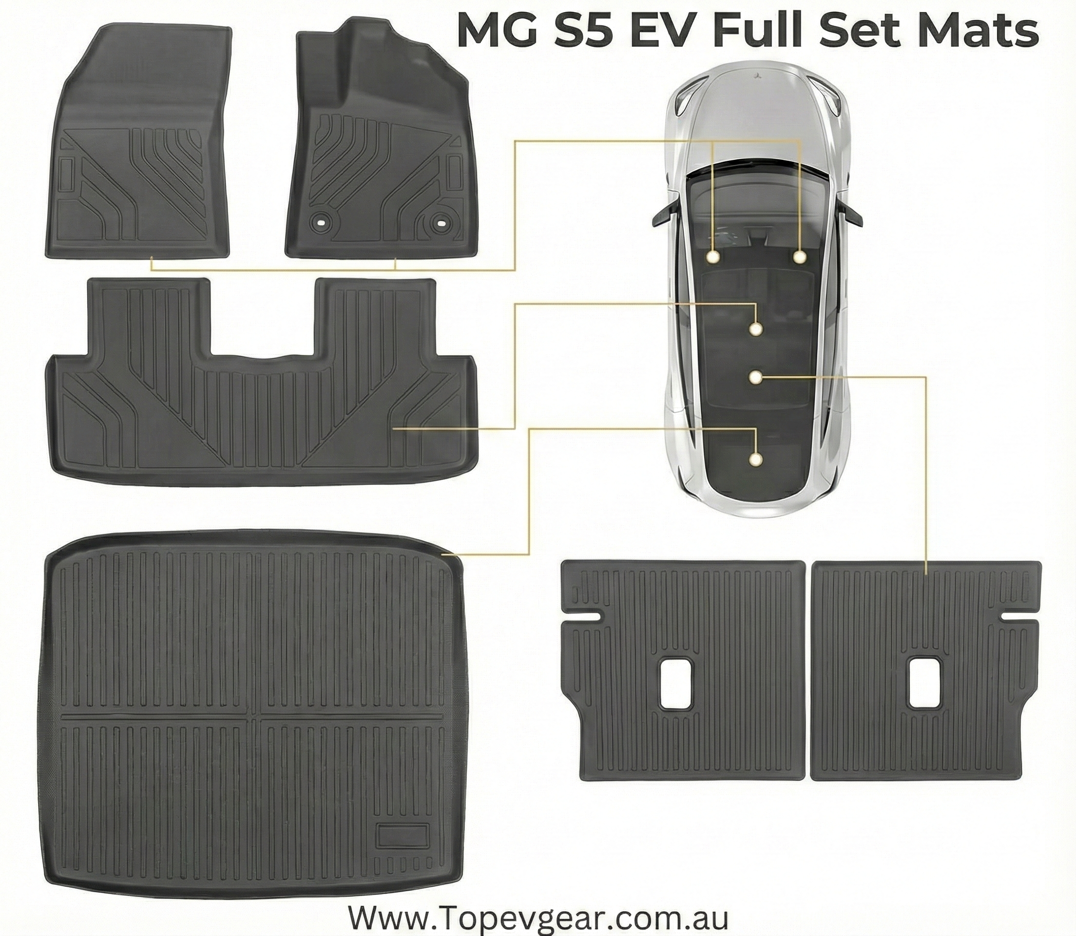 MG S5 EV Floor Mat Heavy Duty Boot Mat – Custom Fit, All-Weather Protection
