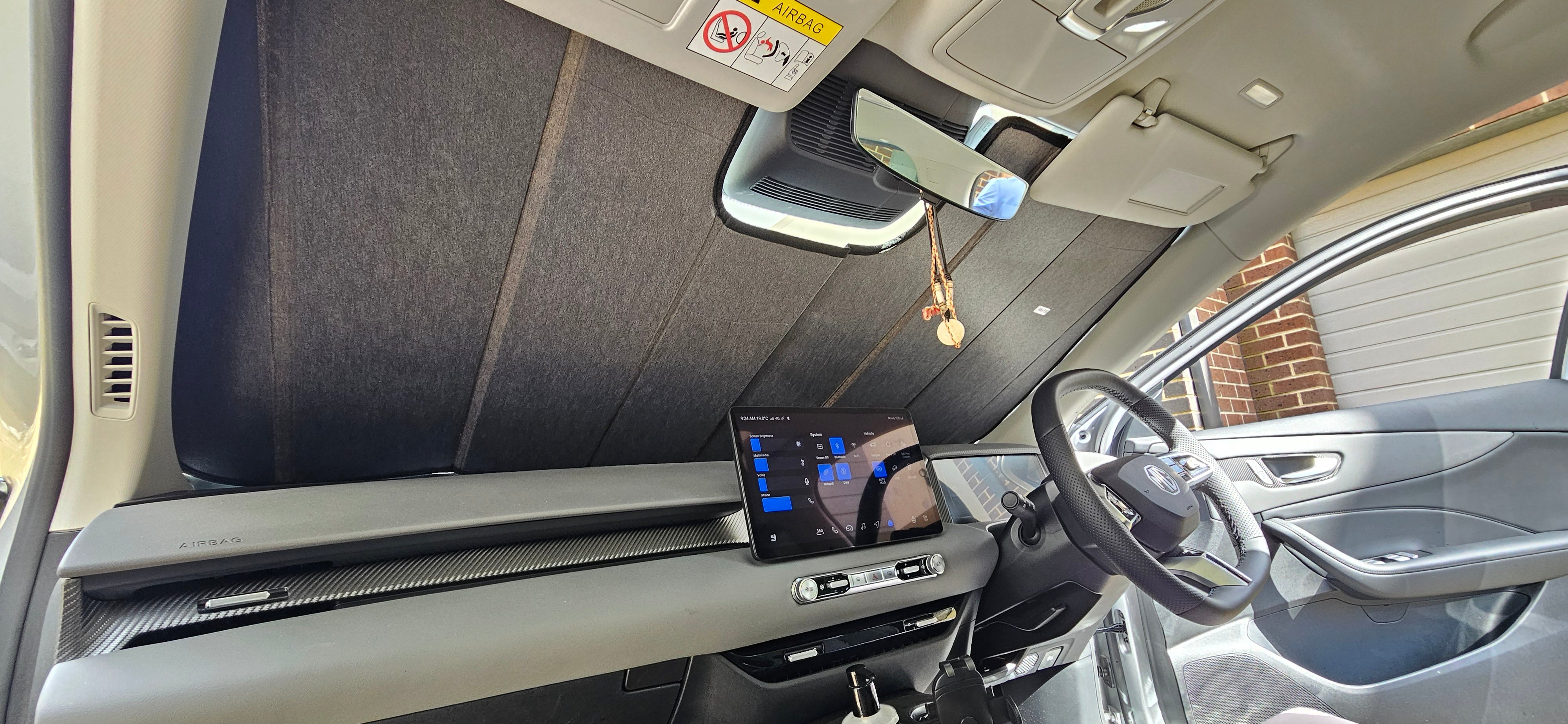 MG S5 EV Front wind shield sunshade - New custom Panel Folded design